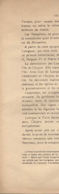 ILE DE CHYPRE - Nouvelles d'Arménie