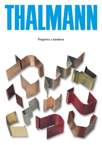 La piegatrice a doppia bandiera - Thalmann Maschinenbau AG