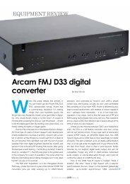 Arcam FmJ D33 digital converter