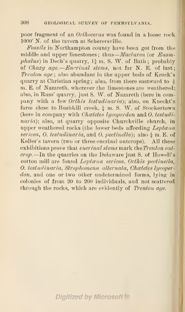 Pennsylvania Geology Final Report Volume 1 1981