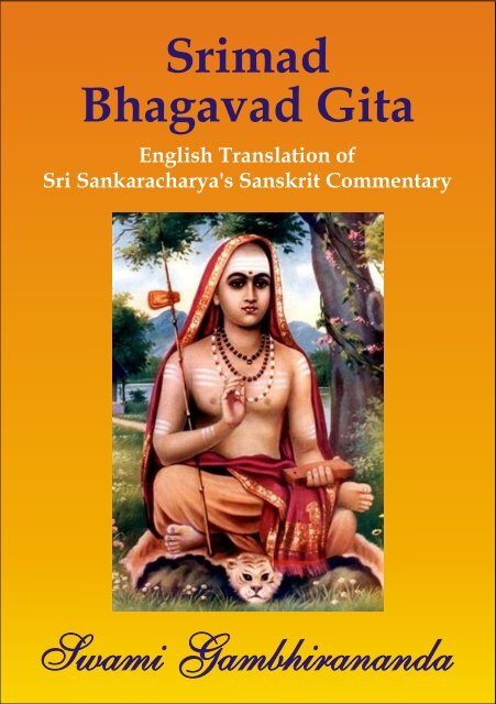 Bhagavad Gita Bhasya (Gambhirananada)