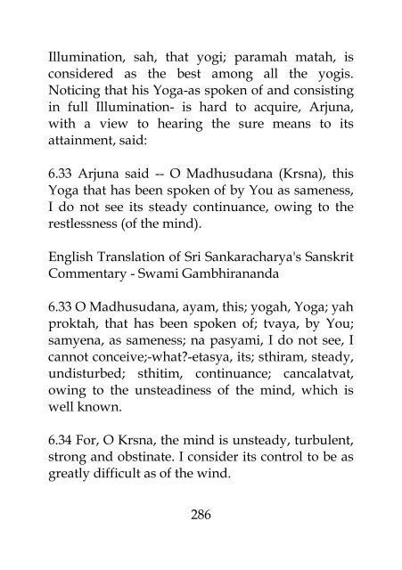 Bhagavad Gita Bhasya (Gambhirananada)