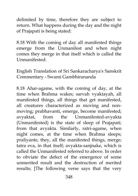 Bhagavad Gita Bhasya (Gambhirananada)