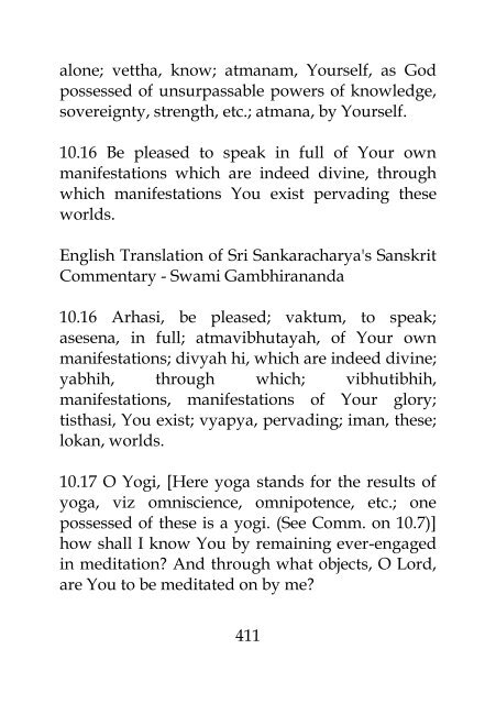 Bhagavad Gita Bhasya (Gambhirananada)