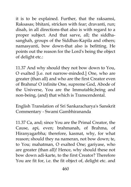 Bhagavad Gita Bhasya (Gambhirananada)