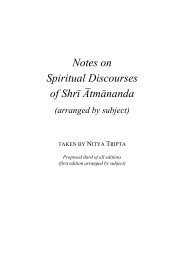 The Teaching of Sri Atmananda Krishna Menon - Advaita Vision