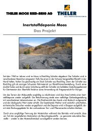 Inertstoffdeponie Moos - Theler AG