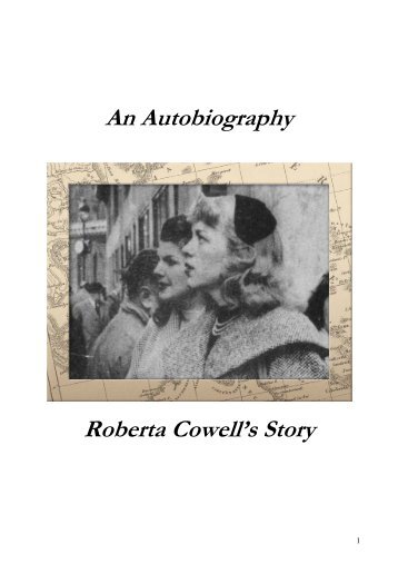 An Autobiography Roberta Cowell's Story - Changeling Aspects