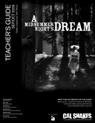 A Midsummer Night's Dream - California Shakespeare Theater