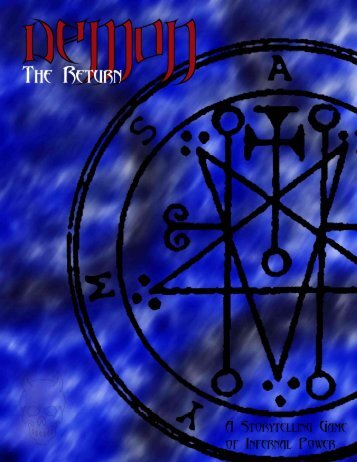 Demon: The Return Fan Book - MrGone's Character Sheets