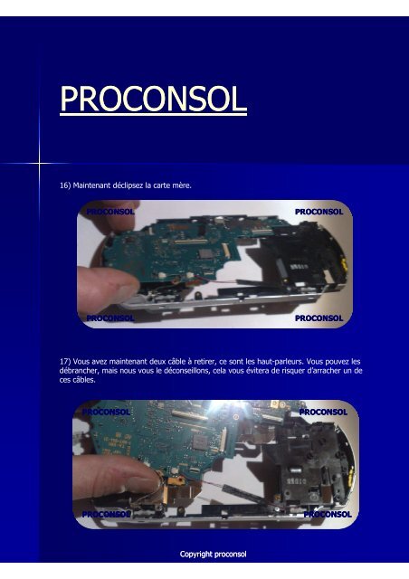 Changement de la coque complète Sony PSP FAT proconsol