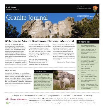 park newspaper - Mount Rushmore Bookstore