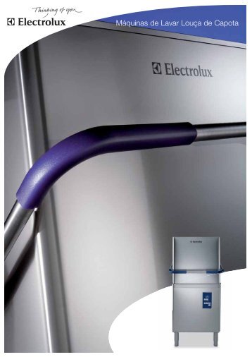 Máquinas de Lavar Louça de Capota - Electrolux