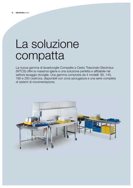 lavastoviglie a cesto trascinato Compatta - Electrolux