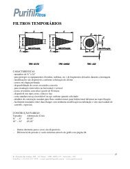 FILTROS TEMPORÁRIOS - Purifil Filtros e Tratamento de Água