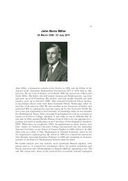 Obituary: John Boris Miller - Australian Mathematical Society