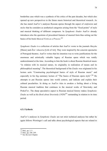 Boris Asaf'ev and the Soviet Musicology - E-thesis