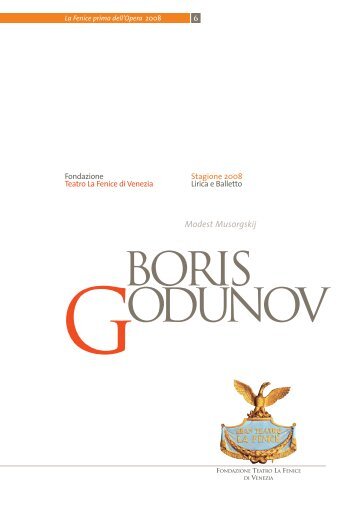 Boris Godunov - Teatro La Fenice