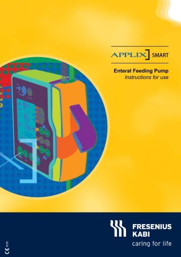 APPLIX Smart - Enteral Feeding Pump - Instructions for use