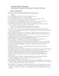 Professor Boris Tsukerblat,