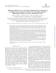 Differential Effects of NAA and 2,4-D in Reducing ... - Annals of Botany