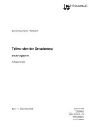 Teilrevision der Ortsplanung - Gemeinde Thierachern