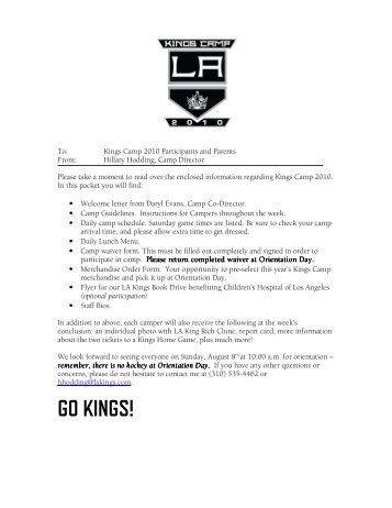 GO KINGS! - Los Angeles Kings