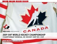 2009 IIHF WORLD HOCKEY CHAMPIONSHIP - Agility CMS