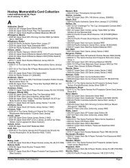 Cape Breton Screaming Eagles 2009-10 Hockey Card Checklist at
