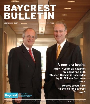 Baycrest Bulletin - September 2007