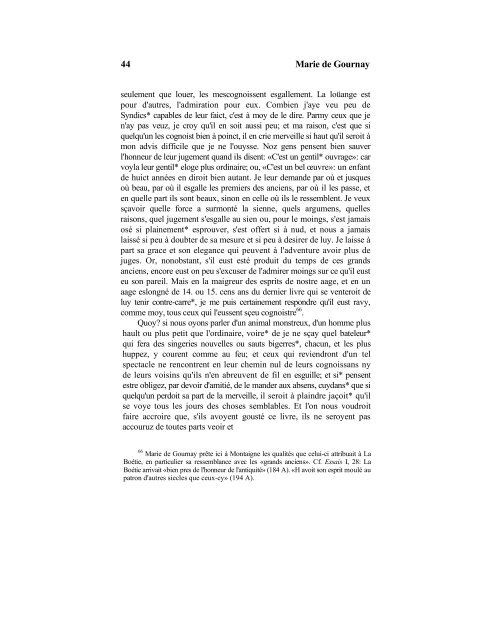 téléchargement gratuit (pdf) - Montaigne Studies - University of ...