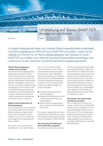 Umstellung auf Swiss GAAP FER - the THR Rüegg & Partner AG ...