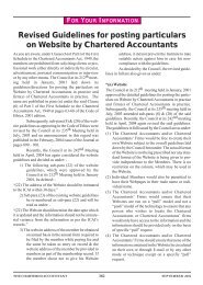 Revised Guidelines for posting particulars on Website by Chartered ...