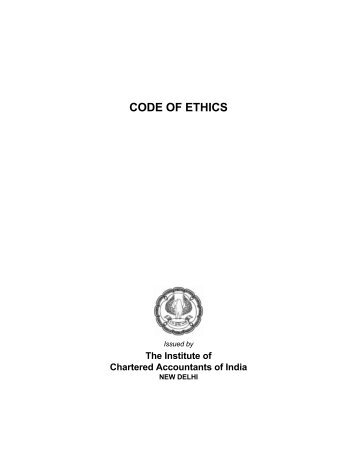 Code of Ethics, 2009