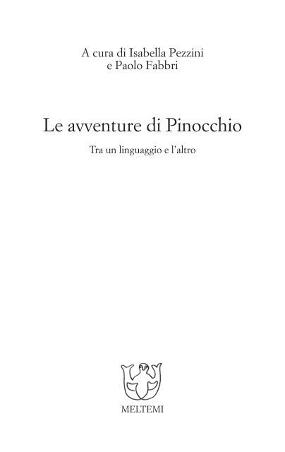 Download Le avventure di Pinocchio (full text - free - Isabella Pezzini