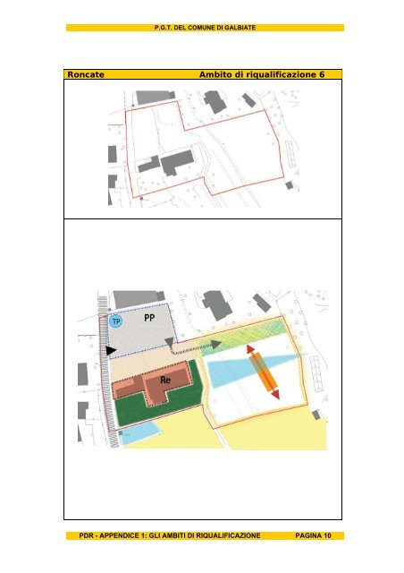 La relazione del Piano delle Regole - Comune di Galbiate