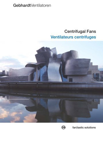 Centrifugal Fans Ventilateurs centrifuges fan - Nicotra Gebhardt