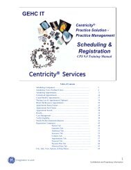 Centricity® Services - Cpstraining-gehc.com