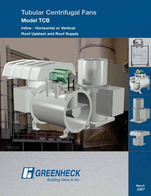 Tubular Centrifugal Fans Model TCB - Greenheck