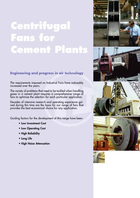 Centrifugal Fans Cement Plants - TLT Turbo GmbH