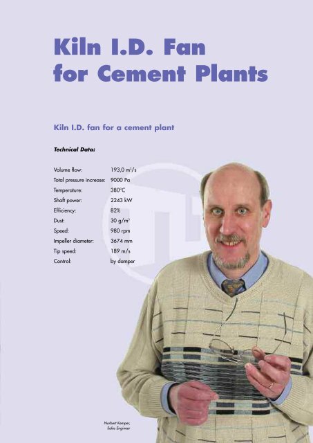 Centrifugal Fans Cement Plants - TLT Turbo GmbH