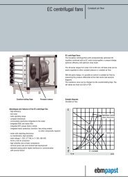 EC centrifugal fans Constant air flow - ebm-papst Inc.