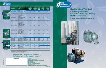 Centrifugal Pumps Brochure - CDS-John Blue