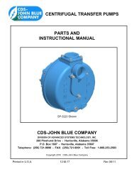 centrifugal transfer pumps parts and instructional ... - CDS-John Blue