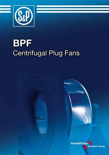 Centrifugal Plug Fans - Soler & Palau