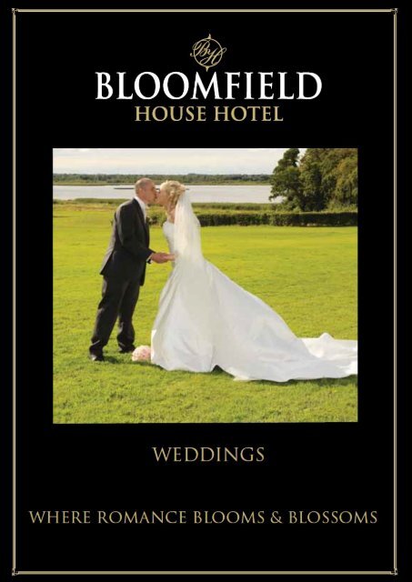 Wedding Brochure - Bloomfield House Hotel, Mullingar