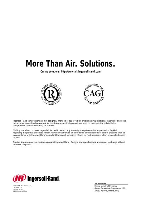 Oil-Free Centrifugal Air Compressors