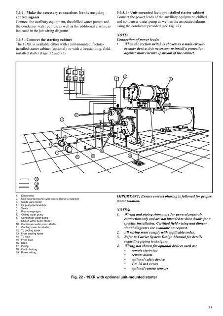 19XR (PIC II) Hermetic Centrifugal Liquid Chillers 50 Hz - Carrier