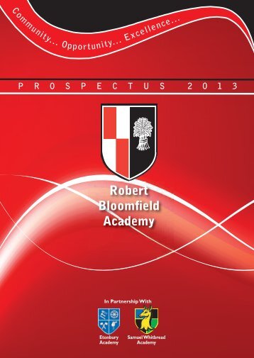 2012-13 Prospectus - Robert Bloomfield Middle School