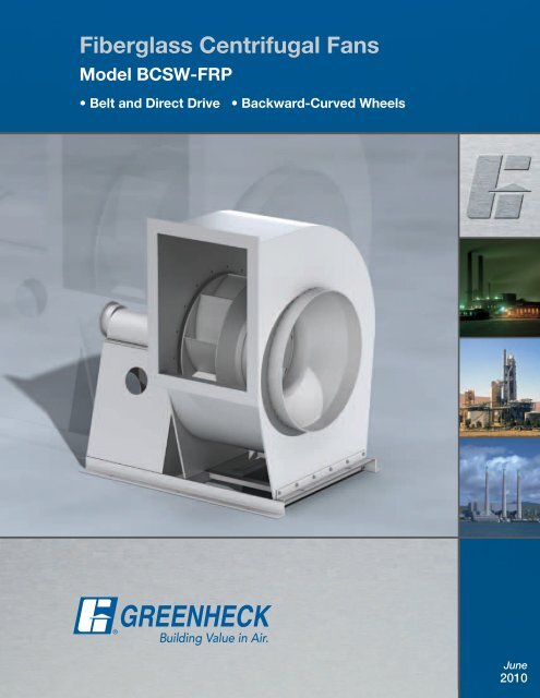 Fiberglass Centrifugal Fans (BCSW-FRP) - Greenheck